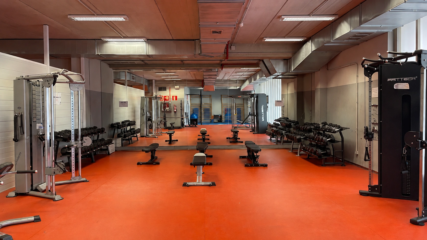 Zona de peso libre de El Tablero Sport Club